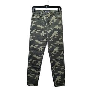 TractrBlu Camo Jeggings Women’s 28 Olive Green Skinny Stretch Camouflage Jeans
